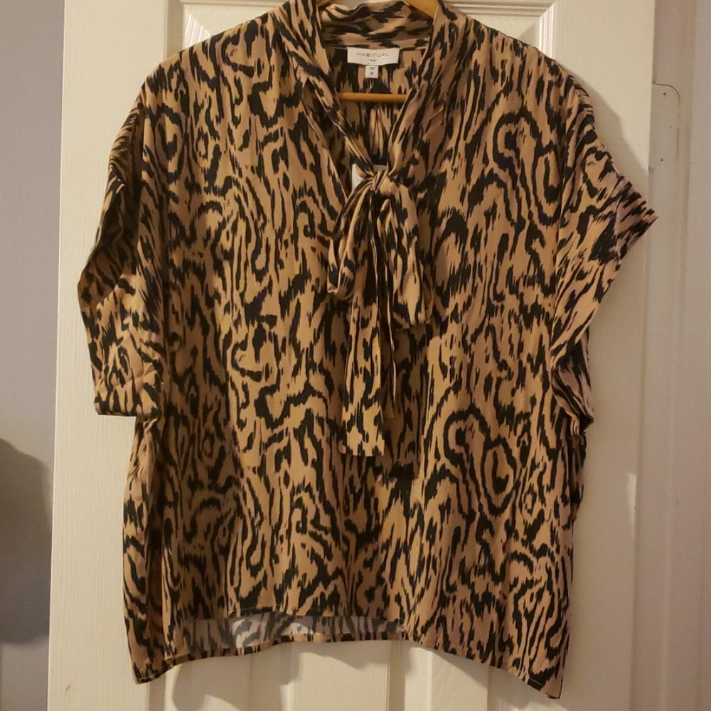 New with Tags Leopard Shirt
